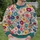 Colorful Folk Floral Motifs for Cozy Autumn Outings and Everyday Creative Wardrobe Style All-over Print Knitted Sweater - 6