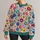 Colorful Folk Floral Motifs for Cozy Autumn Outings and Everyday Creative Wardrobe Style All-over Print Knitted Sweater - 1