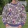 Lavender Pansy And Wildflower Blooms For Relaxed Everyday Spring And Garden Style All-over Print Knitted Sweater - 6