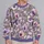 Lavender Pansy And Wildflower Blooms For Relaxed Everyday Spring And Garden Style All-over Print Knitted Sweater - 2