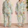 Whimsical Wildflower Garden Bees And Butterflies For Relaxed Cozy Nights At Home Satin Pajamas Set - 2