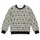Black Folk Floral Motifs for Cozy Autumn Days and Artful Everyday Style All-over Print Knitted Sweater - 4