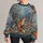 Fox and Woodland Wildflowers for Cozy Nature Walks and Relaxed Everyday Outdoor Style All-over Print Knitted Sweater - 1