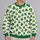 Green Clover Leaf Motif for Fresh Spring Outings and Casual Everyday Style All-over Print Knitted Sweater - 2