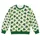 Green Clover Leaf Motif for Fresh Spring Outings and Casual Everyday Style All-over Print Knitted Sweater - 4