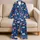 Patriotic Butterfly Blooms for Cozy Fourth of July Lounging and Summer Nights Satin Pajamas Set - 5