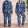 Patriotic Butterfly Blooms for Cozy Fourth of July Lounging and Summer Nights Satin Pajamas Set - 2