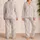 Retro Daisy Diamonds and Pastel Checks for Cozy Lounging and Relaxed Weekends Satin Pajamas Set - 2