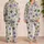 Cute Cartoon Monsters And Mummy Wraps For Playful Halloween Lounging Satin Pajamas Set - 2