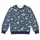Indigo Cream Wildflower Botanical Motif For Casual Days And Weekend Outings All-over Print Knitted Sweater - 4