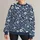 Indigo Cream Wildflower Botanical Motif For Casual Days And Weekend Outings All-over Print Knitted Sweater - 1