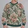Vintage Botanical Florals for Artful Everyday Style and Relaxed Weekend Outings for Her All-over Print Knitted Sweater - 2