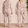 Sleepy Pink Kitten Faces for Cozy Spring and Autumn Lounging at Home Satin Pajamas Set - 2