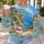 Coastal Road Trip Scenery with Wildflower Meadows for Scenic Getaways and Travel Lovers All-over Print Knitted Sweater - 5