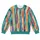 Colorful Teal Brushstroke Stripes for Relaxed Everyday Wear and Creative Style for Women All-over Print Knitted Sweater - 4