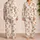 Vintage Teddy Bears and Polka Dots for Cozy Autumn Evenings and Relaxed Lounging Satin Pajamas Set - 2