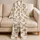 Vintage Teddy Bears and Polka Dots for Cozy Autumn Evenings and Relaxed Lounging Satin Pajamas Set - 5