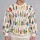 Fashionable Rabbit Characters for Whimsical Everyday Style and Mother's Day Gifting All-over Print Knitted Sweater - 2