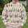 Fashionable Rabbit Characters for Whimsical Everyday Style and Mother's Day Gifting All-over Print Knitted Sweater - 6