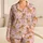 Golden Retriever Dog Motifs for Cozy Evenings and Relaxed Home Lounging Satin Pajamas Set - 1