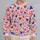 Watercolor Heart Motifs for Playful Everyday Outfits and Valentine Celebrations All-over Print Knitted Sweater - 2
