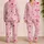 Romantic Heart And Ribbon Bow Motifs For Valentine's Day Gifting And Cozy Nights At Home Satin Pajamas Set - 2