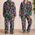 Neon Skull and Mushroom Motifs for Halloween Parties and Bold Alternative Style Fans Satin Pajamas Set - 2