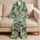 Tropical Palm Leaves for Relaxed Beach Getaways and Warm-Weather Coastal Lounging Satin Pajamas Set - 5
