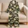 Cream Chrysanthemum Blooms for Cozy Botanical Evenings and Relaxed Lounge Style at Home Satin Pajamas Set - 5