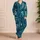 Mechanical Jellyfish Ocean Motifs for Relaxed Coastal Lounging and Deep Sea Enthusiasts Satin Pajamas Set - 4