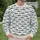 Blue Sardine Motifs For Coastal Weekends, Fishing Trips And Everyday Seaside Style All-over Print Knitted Sweater - 6