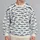 Blue Sardine Motifs For Coastal Weekends, Fishing Trips And Everyday Seaside Style All-over Print Knitted Sweater - 2
