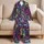 Colorful Neon Skull Pop Art for Beach Getaways, Coastal Nights and Bold Vacation Style Satin Pajamas Set - 5