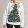 Festive Christmas Tree with Spotted Bow for Holiday Gatherings and Seasonal Cheer All-over Print Knitted Sweater - 1