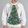 Festive Christmas Tree with Spotted Bow for Holiday Gatherings and Seasonal Cheer All-over Print Knitted Sweater - 2