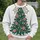 Festive Christmas Tree with Spotted Bow for Holiday Gatherings and Seasonal Cheer All-over Print Knitted Sweater - 6