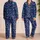 Violet Butterflies Beneath A Starry Midnight Sky For Cozy Evening Lounging At Home Satin Pajamas Set - 2