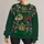 Mardi Gras Bows, Masks And Crown For Festive Carnival Celebrations In Louisiana All-over Print Knitted Sweater - 1