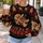 Gingerbread Anatomy and Holiday Motifs for Christmas Parties and Quirky Winter Wear All-over Print Knitted Sweater - 5