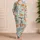 Cozy Capybara Floral Bedtime Outfit For Quiet Nights, Giftable Spring Style For Kids Satin Pajamas Set - 4