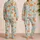 Cozy Capybara Floral Bedtime Outfit For Quiet Nights, Giftable Spring Style For Kids Satin Pajamas Set - 2