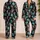 Turquoise 67 Street-Sport Mascot Black Lounge Look For Boys And Girls, Gift Ready Satin Pajamas Set - 2