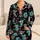 Turquoise 67 Street-Sport Mascot Black Lounge Look For Boys And Girls, Gift Ready Satin Pajamas Set - 1
