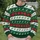Red Green Reindeer Argyle Holiday Motif for Christmas Parties and Cozy Winter Gatherings All-over Print Knitted Sweater - 6