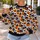 Halloween Pumpkin Bat Patchwork for Festive October Nights and Spooky Parties All-over Print Knitted Sweater - 5