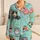 Mint Aqua Cat Collage for Cozy Bedtime, Relaxed Nights, Kids, Teens, and Gift Giving Satin Pajamas Set - 1