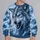 Fierce Blue-Eyed Ice Wolf for Winter Sports and Outdoor Training Enthusiasts All-over Print Knitted Sweater - 2