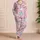 Kawaii Cat Faces Cozy Bedtime Loungewear For Girls, Teens, And Cat Lovers At Home Satin Pajamas Set - 4