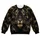 Black Tiger Face with Gold Lightning for Bold Streetwear and Nightlife Style All-over Print Knitted Sweater - 4