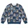 Beagle Puppy Denim Quilt Motifs for Cozy Autumn Walks and Casual Dog Lover Style All-over Print Knitted Sweater - 4